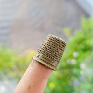 Vintage Brass Thimble