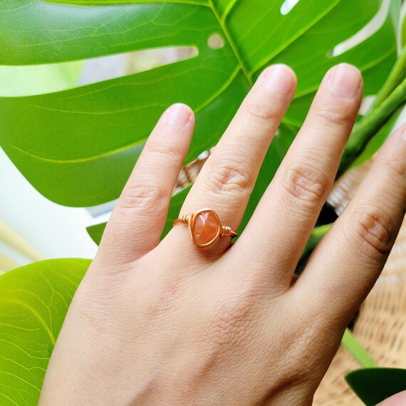 Handmade rose gold ring best sale