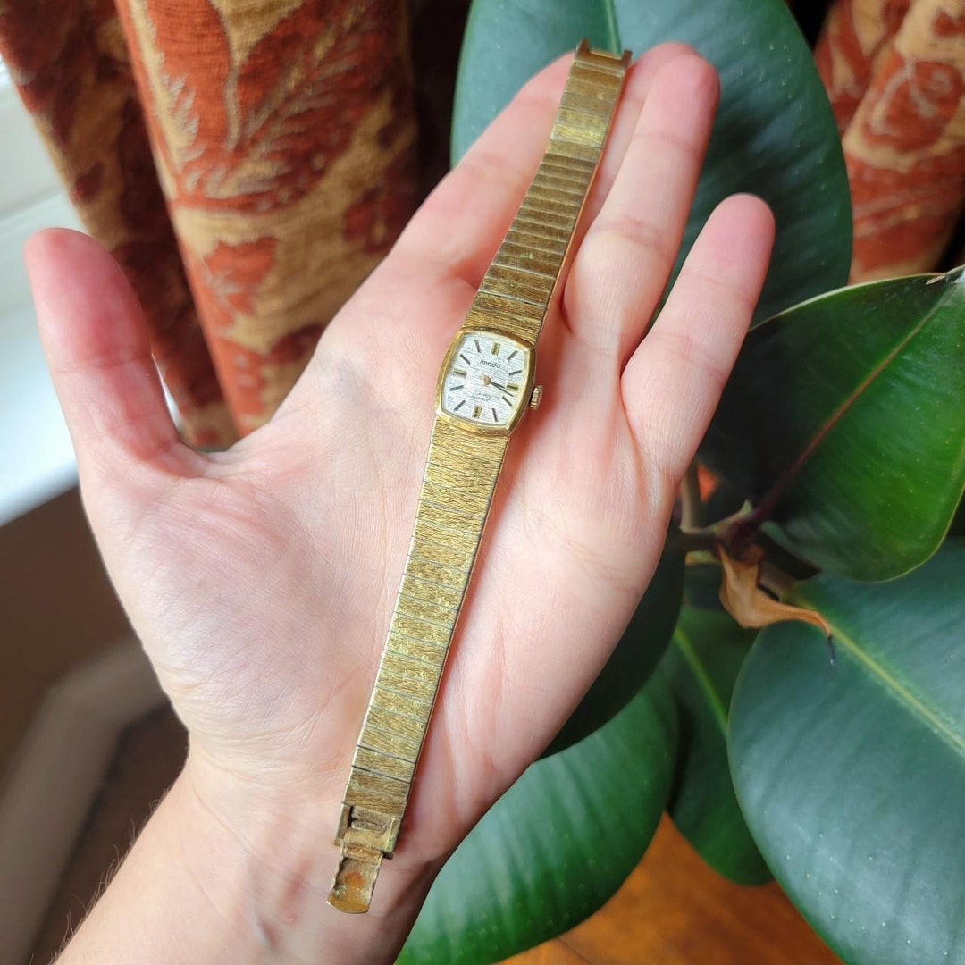 Vintage Dainty Imado 17 Jewels Incabloc Watch Etsy