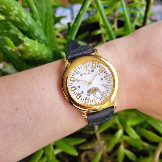 Classic Guess Leather Braided Watch - Etsy display picture 3