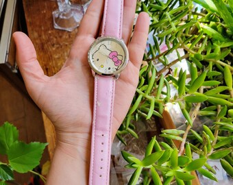 Vintage Hello Kitty Pink Watch Etsy Canada