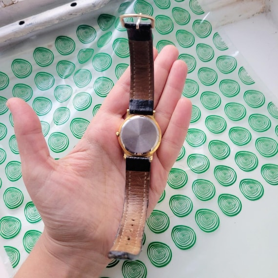 Vintage Montine Quartz Roman Numerals Genuine Leather Watch s-l400.jpg main image 2