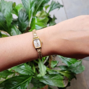 Vintage Swiss Geneva Camy 17 Jewels Incabloc Dainty Gold Watch