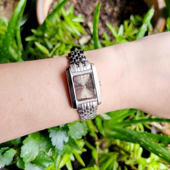 Classic Terner Quartz Watch Vintage Bijoux Terner Watch Mens Silver Tone Classic Retro  main image 3