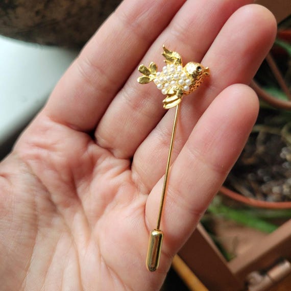 Vintage boucher bird brooch/gold - Gem Vintage boucher bird brooch/gold - Gem