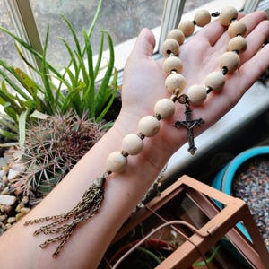Vintage Wooden Rosary