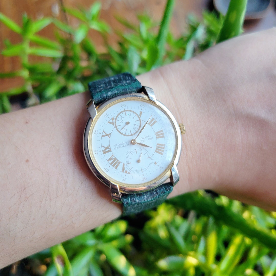 RARO* Orologio Guess Georges Marciano Vintage del 1989 in vera