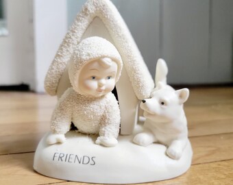 Vintage Department 56 "Friends Are Always Welcome" Snowbaby