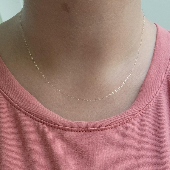 Vintage 9ct 16" Solid Gold 9K Necklace Chain