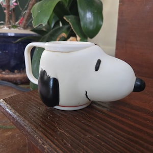 ヴィンテージ スヌーピーヘッド ピーナッツ カートゥーンカップ