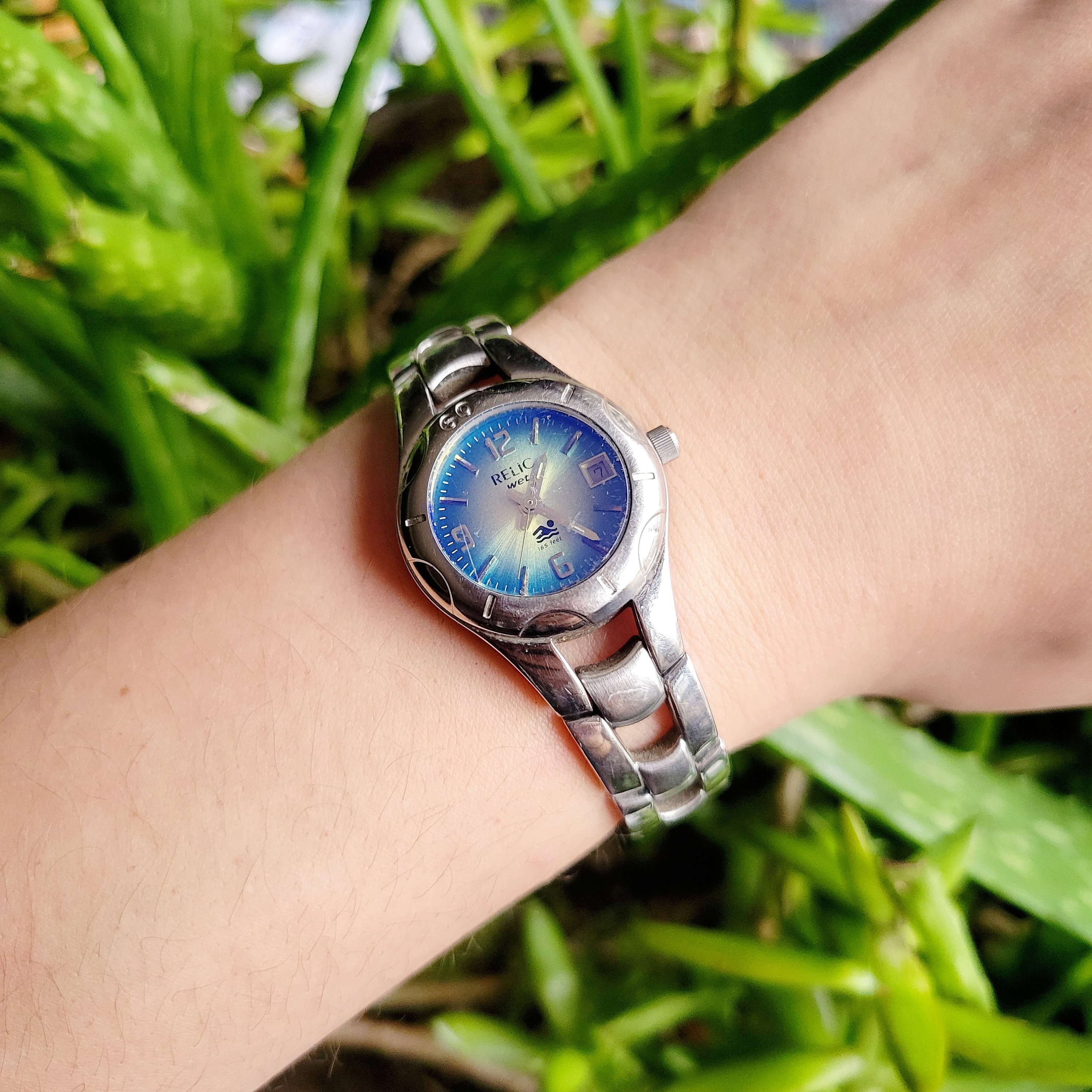 Vintage Relic Wet Watch Etsy UK