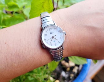 クラシック タイメックス インディグロ シルバー ウォッチ - Etsy 日本