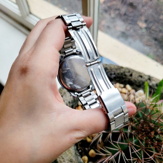 Classic Geneva Rhinestone Black & Rose Gold Watch - Etsy display picture 2