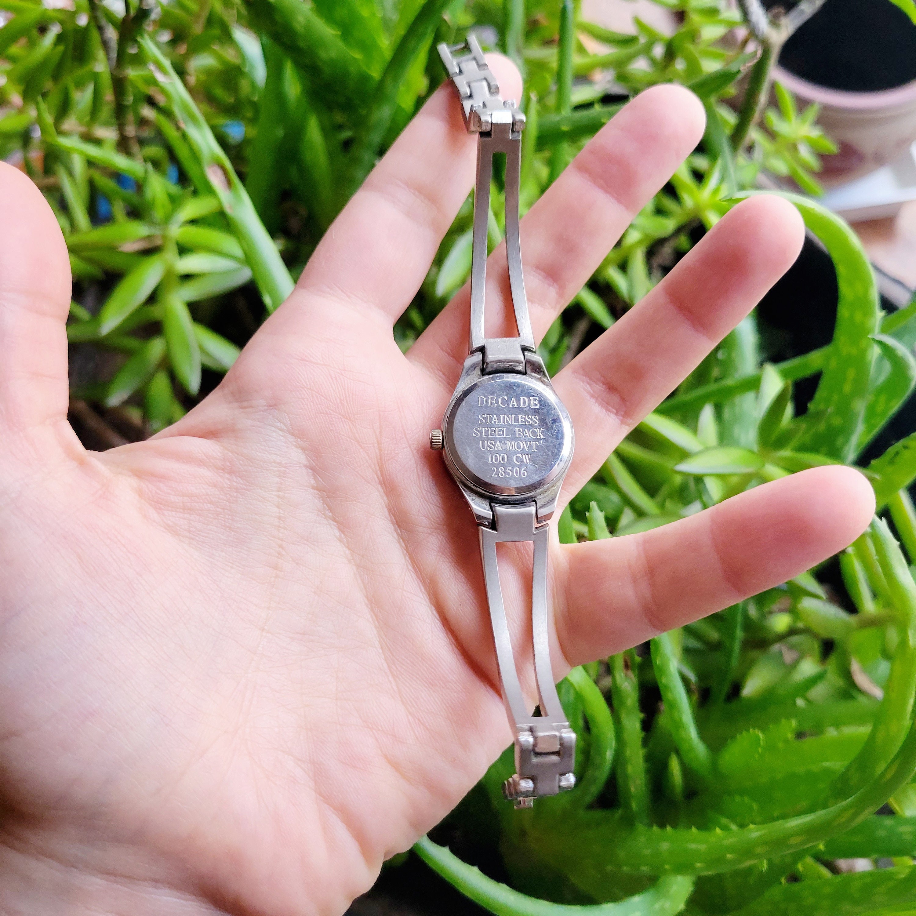 Classic Silver Decade Quartz Watch Etsy