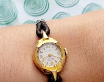 Vintage Swiss Rotary 17 Jewels Incabloc Watch