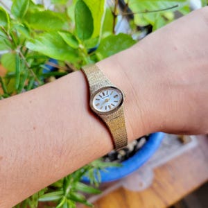 Vintage Waltham 17 Jewels Classic Gold Womens Womans Dainty Oval Watch