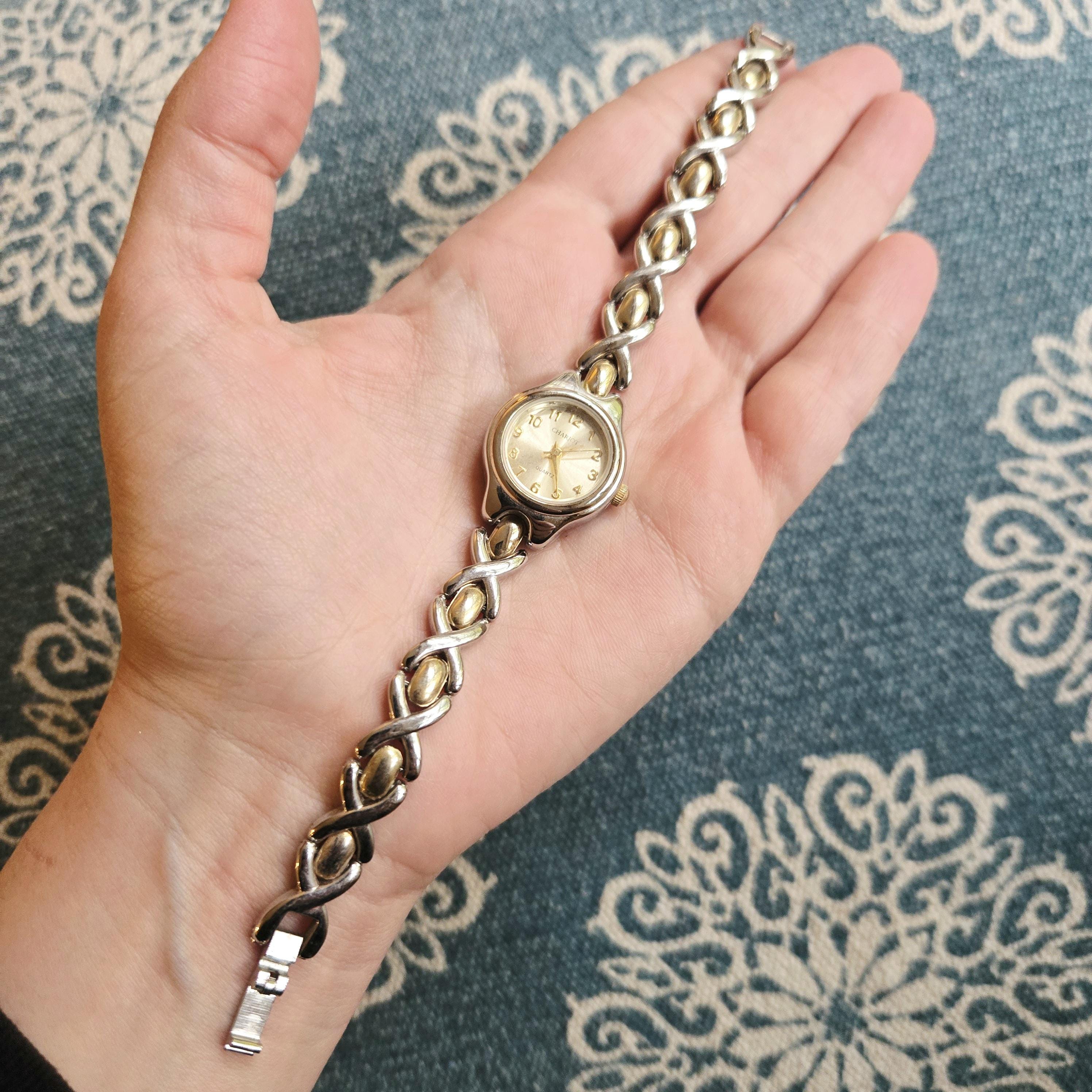 Vintage Gold & Silver Chariot Quartz Watch 1979 Vintage Seiko Chariot Quartz Octagonal Gold Plated  main image 4
