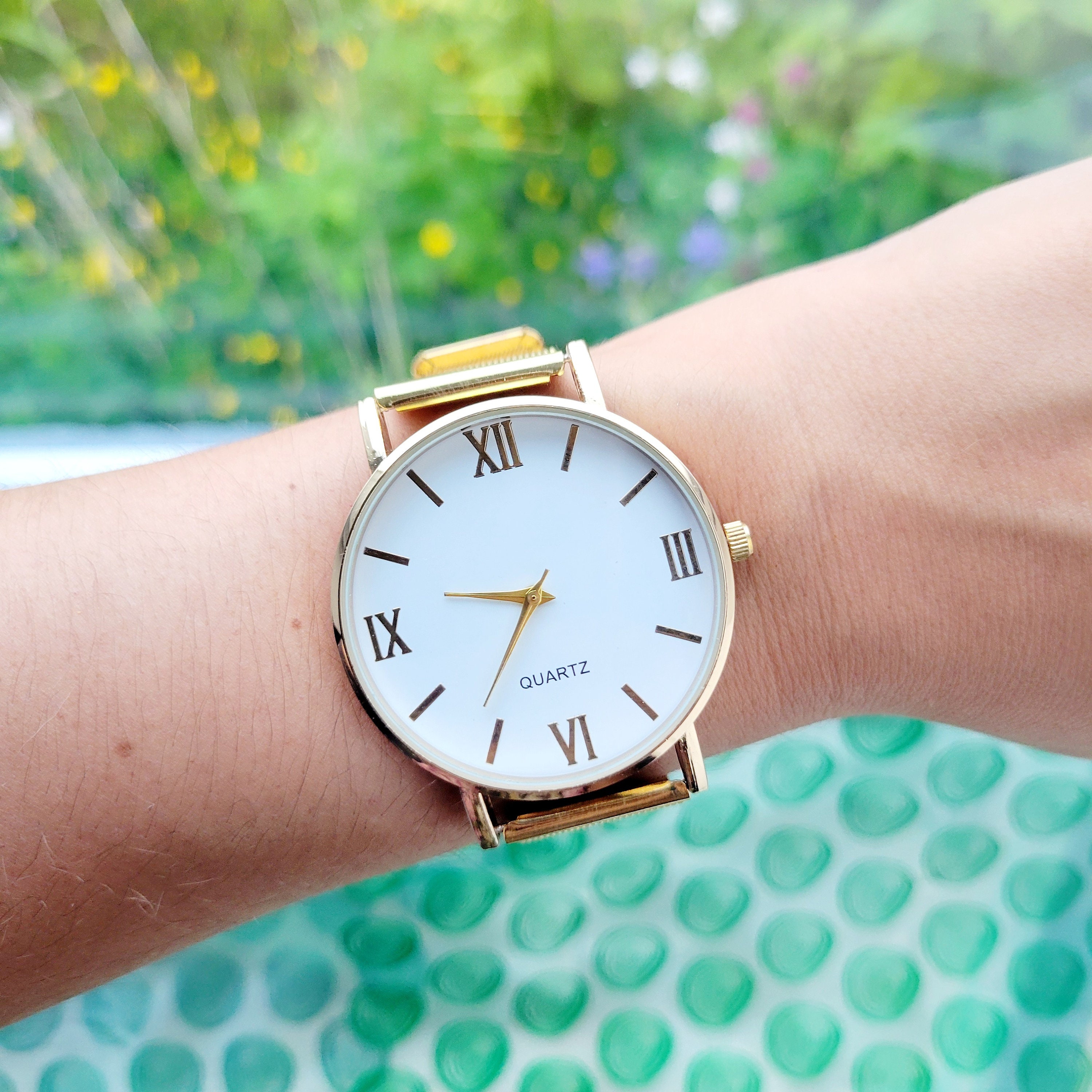 Classy watch with roman numerals price outlet