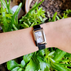 Classic Faux Leather Watch