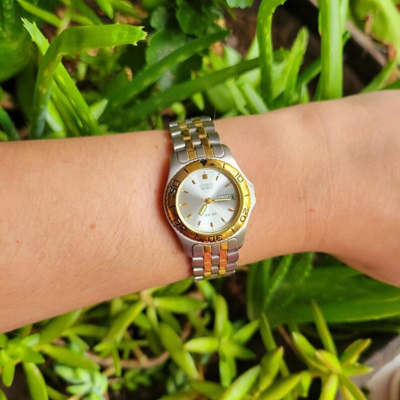 Vintage Citizen Quartz Watch Etsy