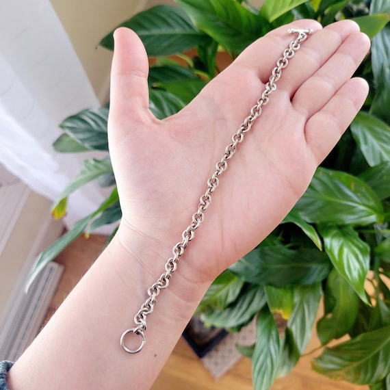 アクセサリー Vintage Silver Toggle Chain Bracelet 925 Vintage 925 Sterling Silver Heavy T-bar Toggle Clasp Womens Womans