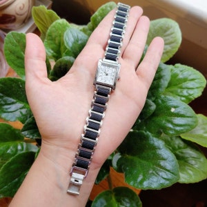 Classic Quartz Silver & Black Watch