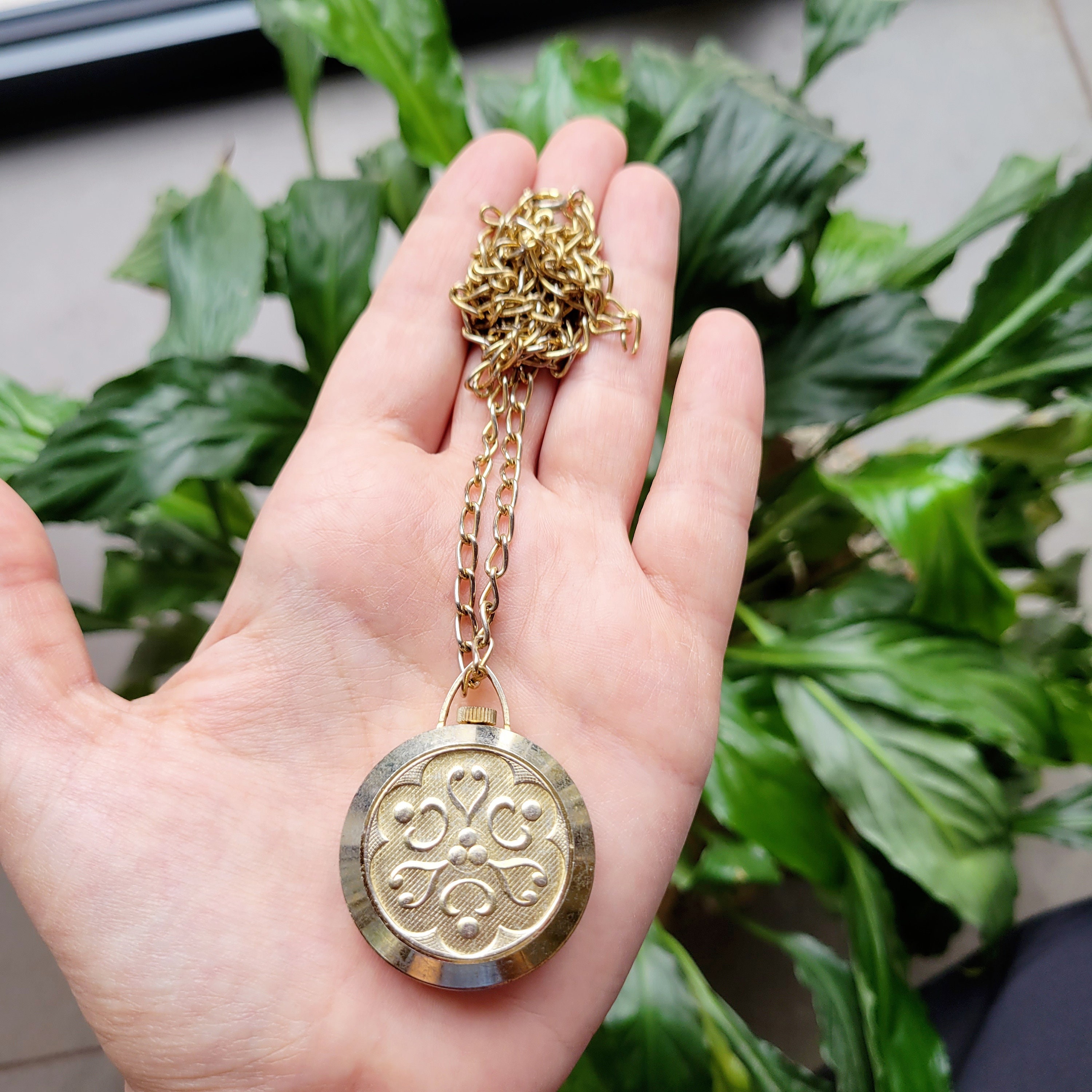 Vintage Swiss Lucerne Watch Necklace Etsy UK