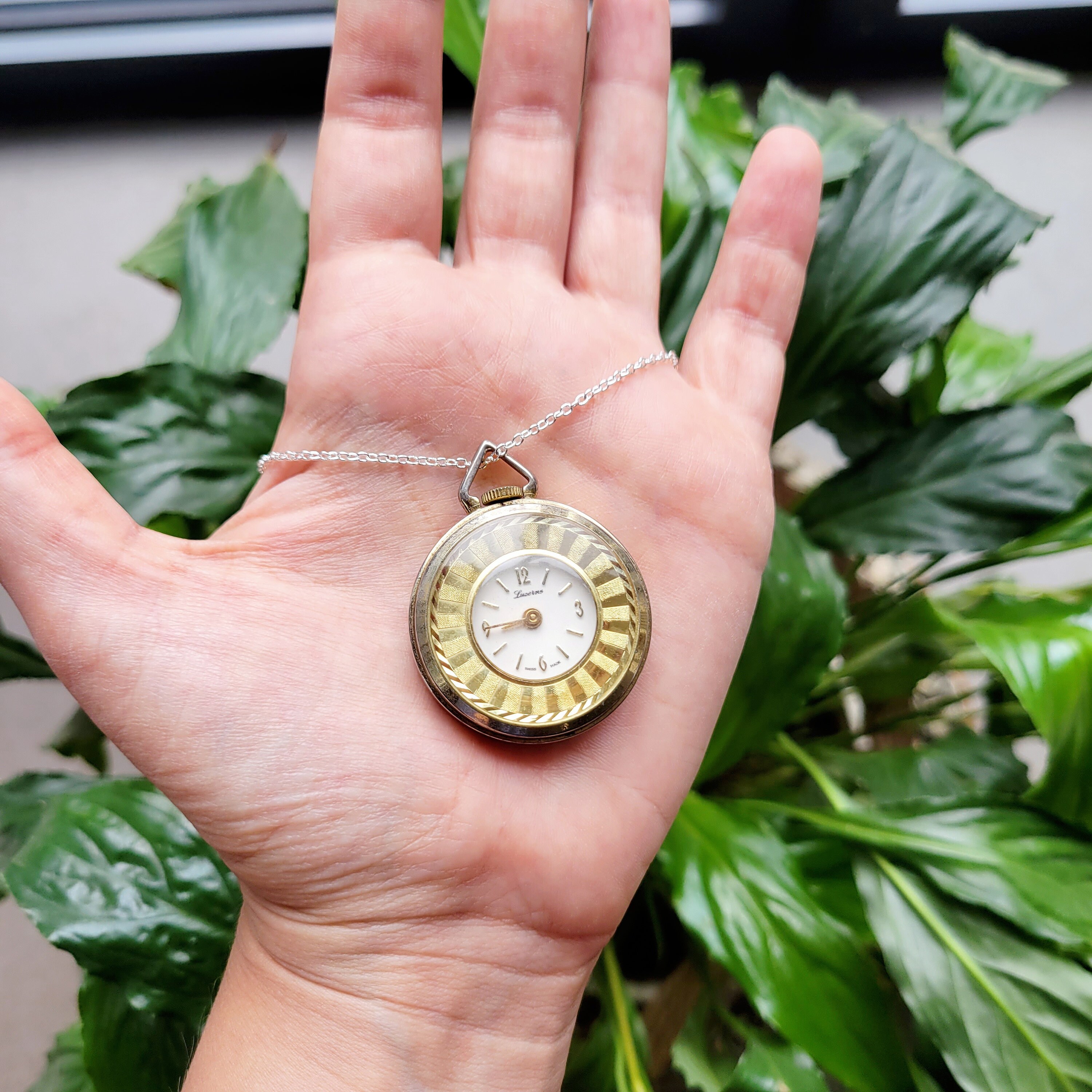 Lucerne watch pendant necklace hot sale