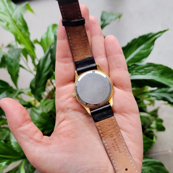 Vintage Rotary Genuine Calf Leather Quartz Watch Gem