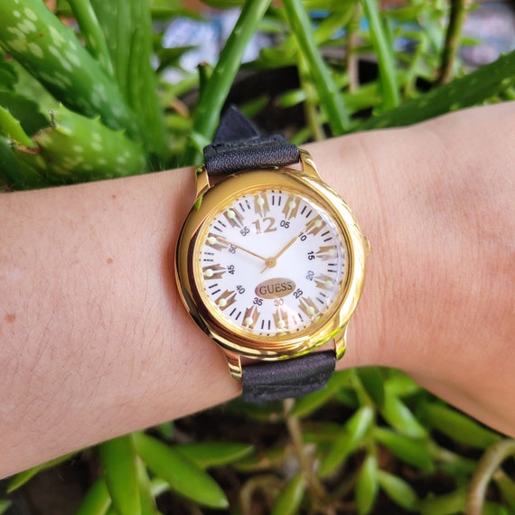 Classic Guess Leather Braided Watch - Etsy display picture 2