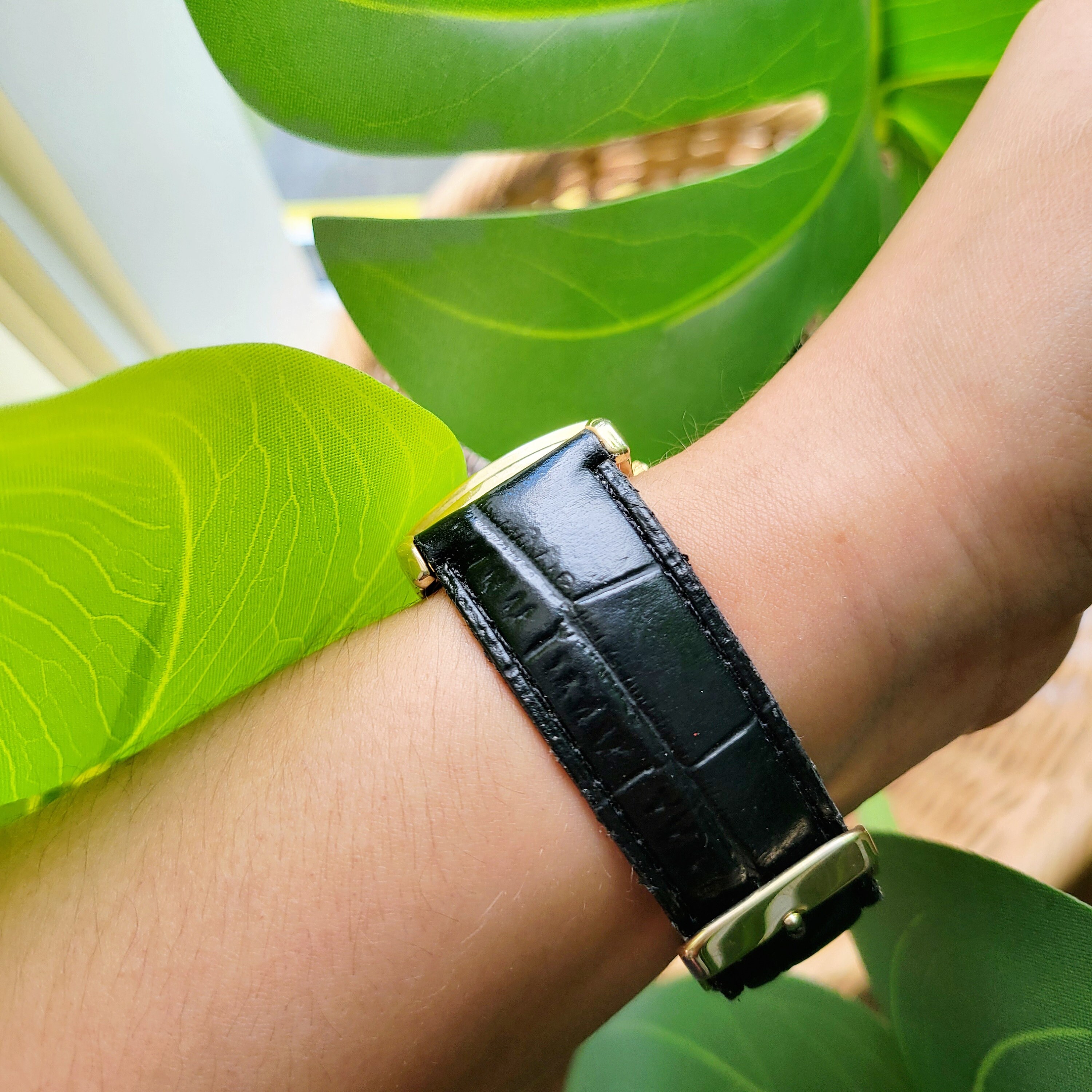 Vintage Limit Black Leather Watch Limit Wristwatches for sale - eBay main image 2