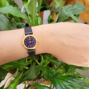 Vintage Lorus Quartz Classic Dainty Leather Watch