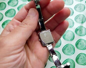 Fossil F2 Blue Plaid Silver Dainty Watch - Etsy