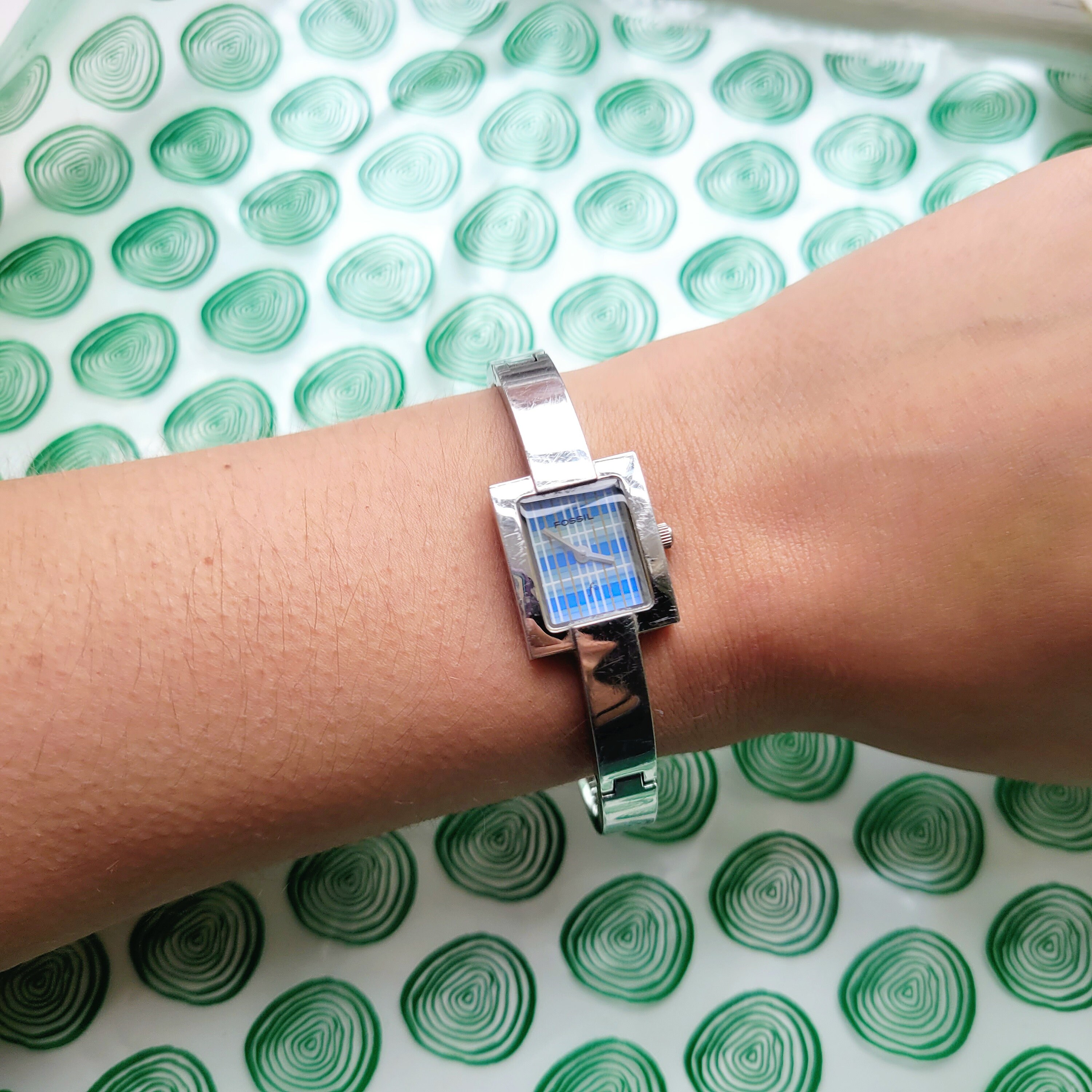 Fossil Stainless Steel Not Applicable No, Stainless Steel, Cubic Zirconia