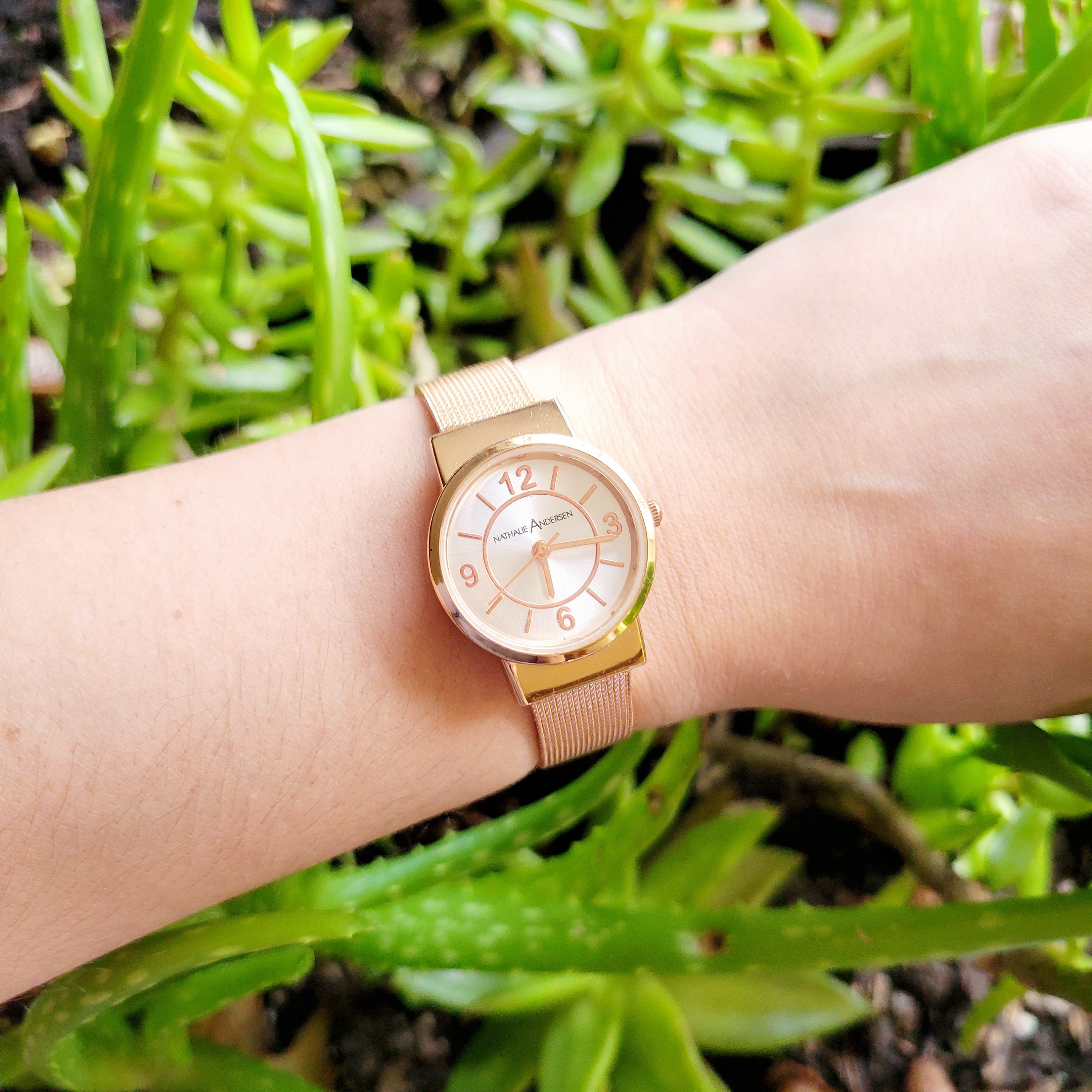Classic Nathalie Anderson Rose Gold Watch Etsy New Zealand