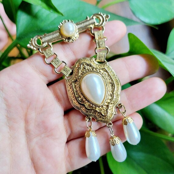 Broche Vintage Boucher Argentée Avec Strass - Bijou Rétro élégant En Bon état