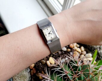 Silver Timex Watch with Abalone Charm Silver Timex Watch With Abalone Charm - Etsy main image 3