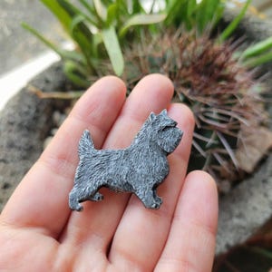 Vintage Scottie Dog Brooch Pin