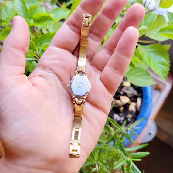 Classic Armitron Genuine Diamond Now Watch with Blue Gemstone Dial Classic Armitron Genuine Diamond Now Watch with Blue  main image 3