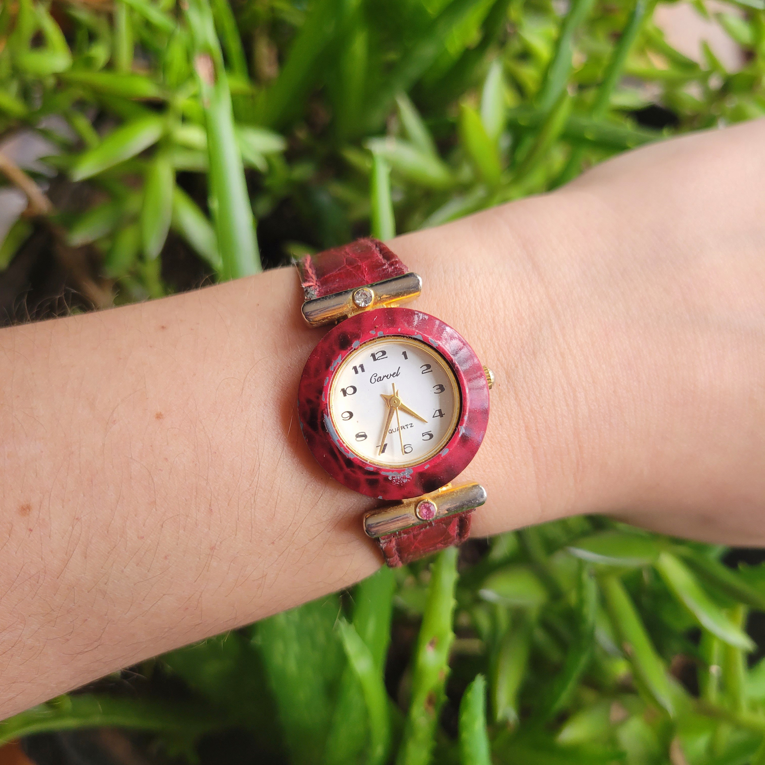 3 Claveles Original Watch, Alloy Steel, Cranberry 1531