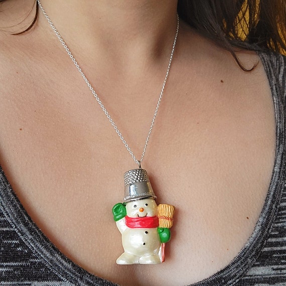 Rs paris snowman necklace Gem
