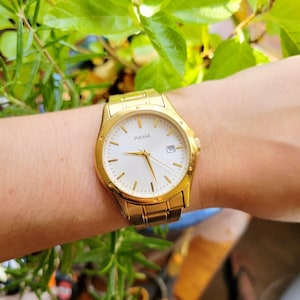 Classic Gold Pulsar Calendar Watch