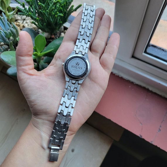 Vintage Rojas Classic Silver Watch - Etsy