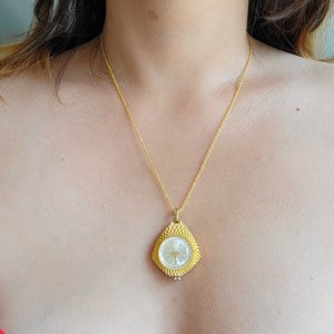 Vintage Swiss Regus 17 Jewels Watch Necklace