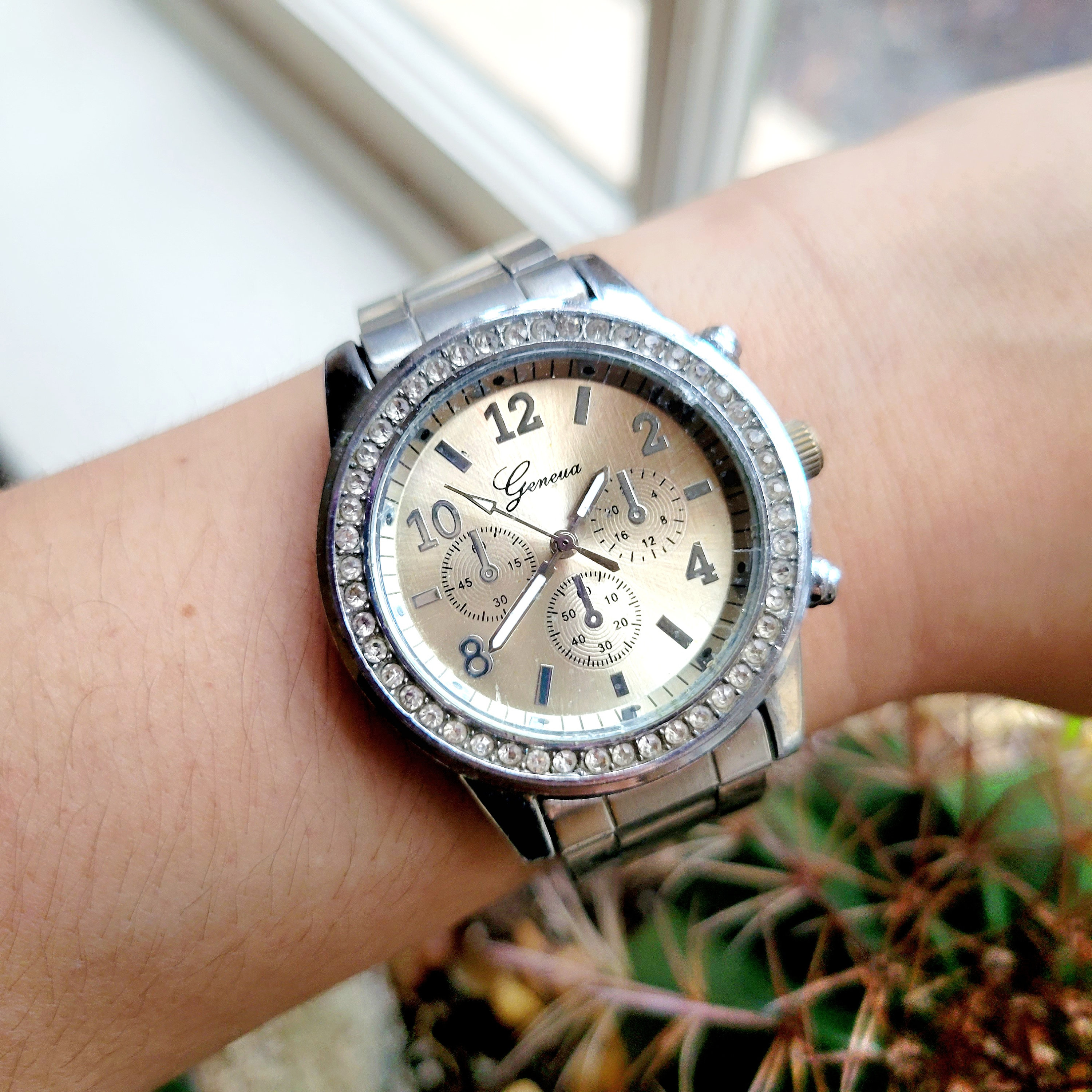 Geneva women's watch price sales