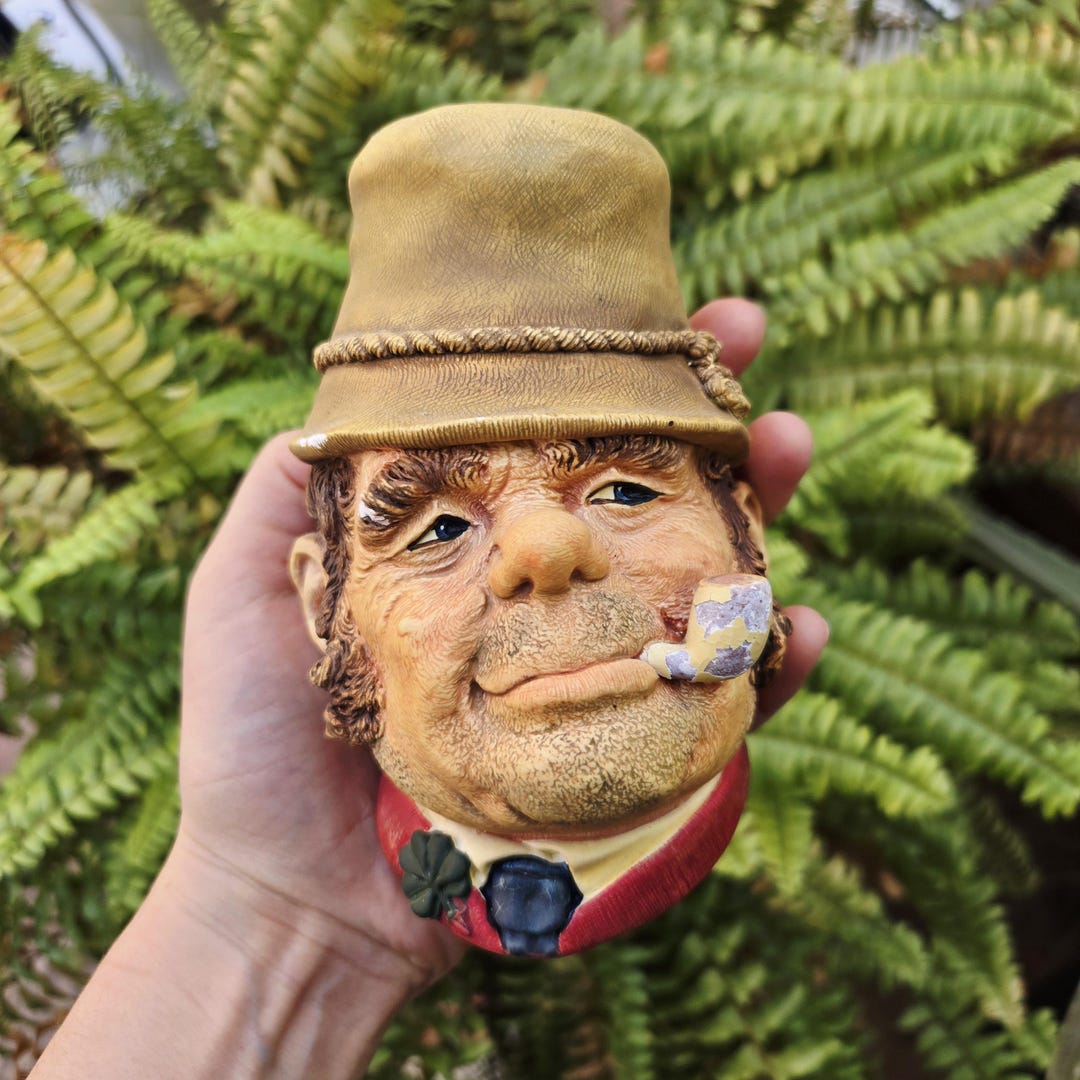 Vintage 1969 Bossons Paddy Man With Pipe Character Collectible Wall ...