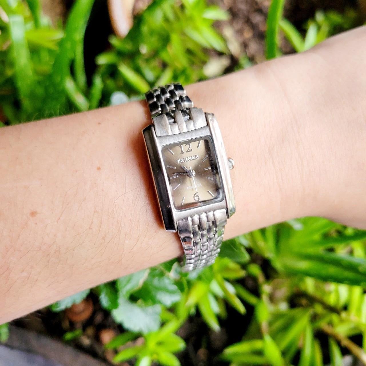 Terner watch Vintage Bijoux Terner - Silver & Gold Tone Roman Numeral  main image 2