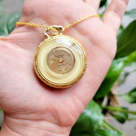 Montre-pendentif Vintage Chancellor SwissMade - Pour Pièces Ou Réparation, Occasion Avec Usure