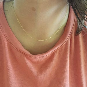 Classic 9ct 15&quot; Solid Gold 9K 375 Necklace Chain