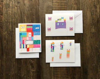 Set of 6 Cards (blank inside)